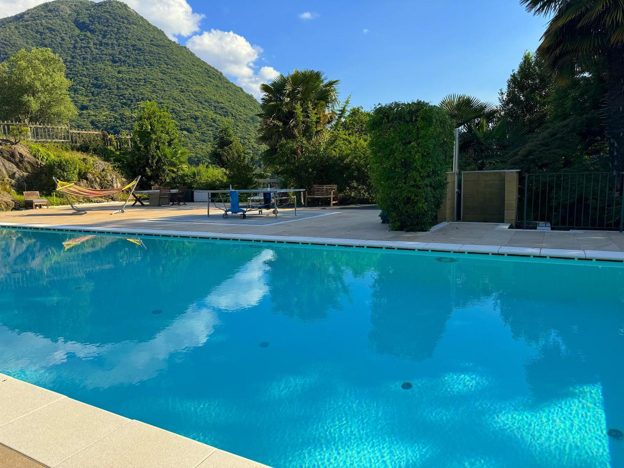 The Comfortable House With Big Pool In The Center Of Mergozzo Exterior foto